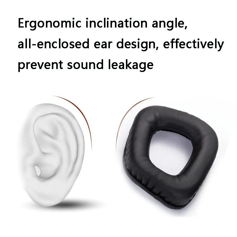 2-pack Headset Earmuffs for Logitech G35 / G930 / G430 / F450