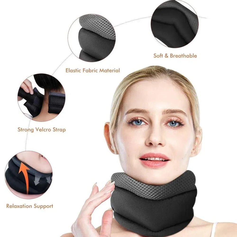 2PCS | Ergonomic Neck Support Brace | Adjustable | Comfortable | Cervical Spine Relief