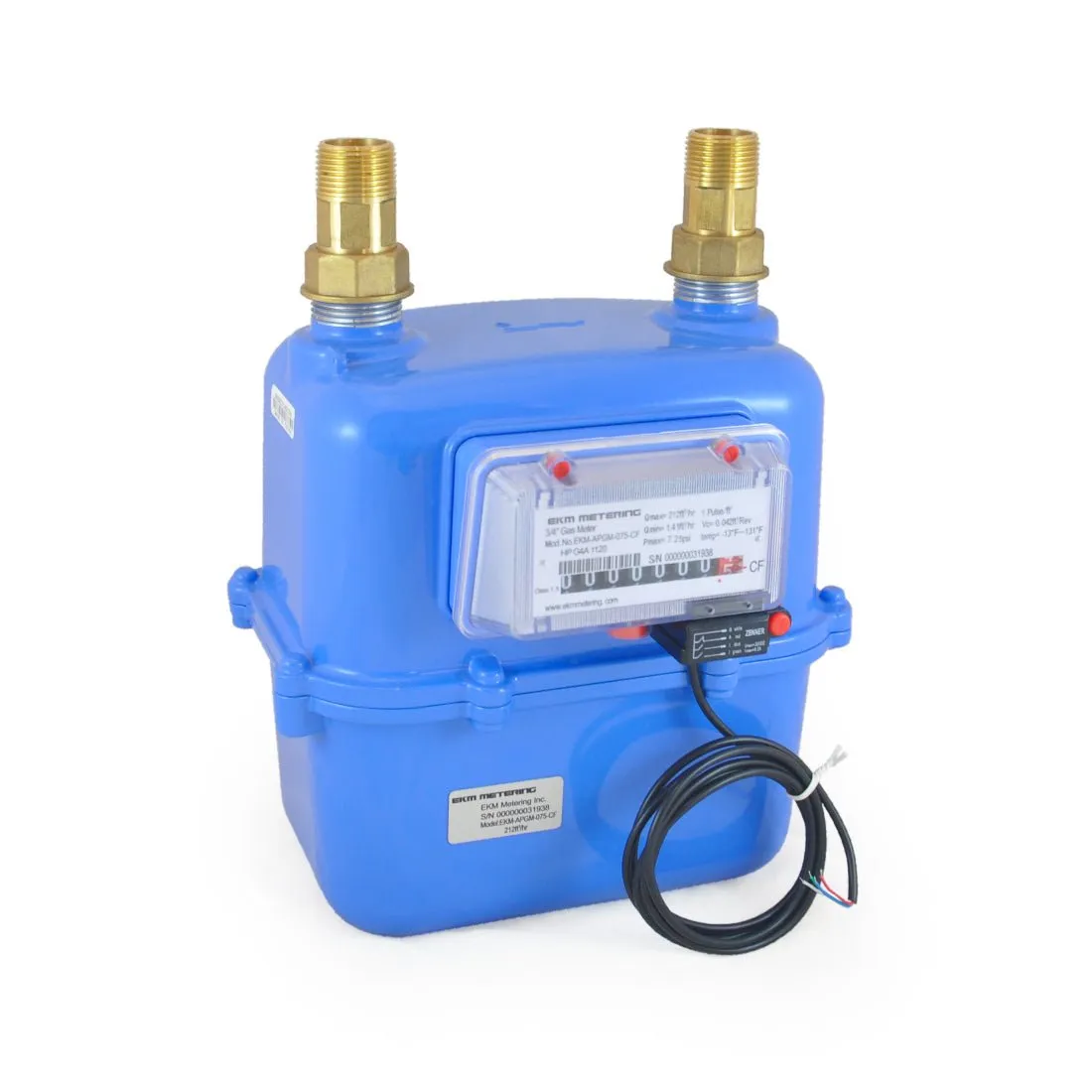 3/4 Inch Pulse Output Gas Meter - Aluminum, Cold Temperature - APGM-075-CF