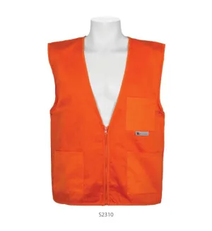 3A Safety - 100% Cotton Orange Surveyor Safety Vest