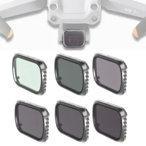 6-in-1 Aluminum Lens Filter for Dji Air 2s 6-in-1 Aluminum Lens Filter for Dji Air 2s