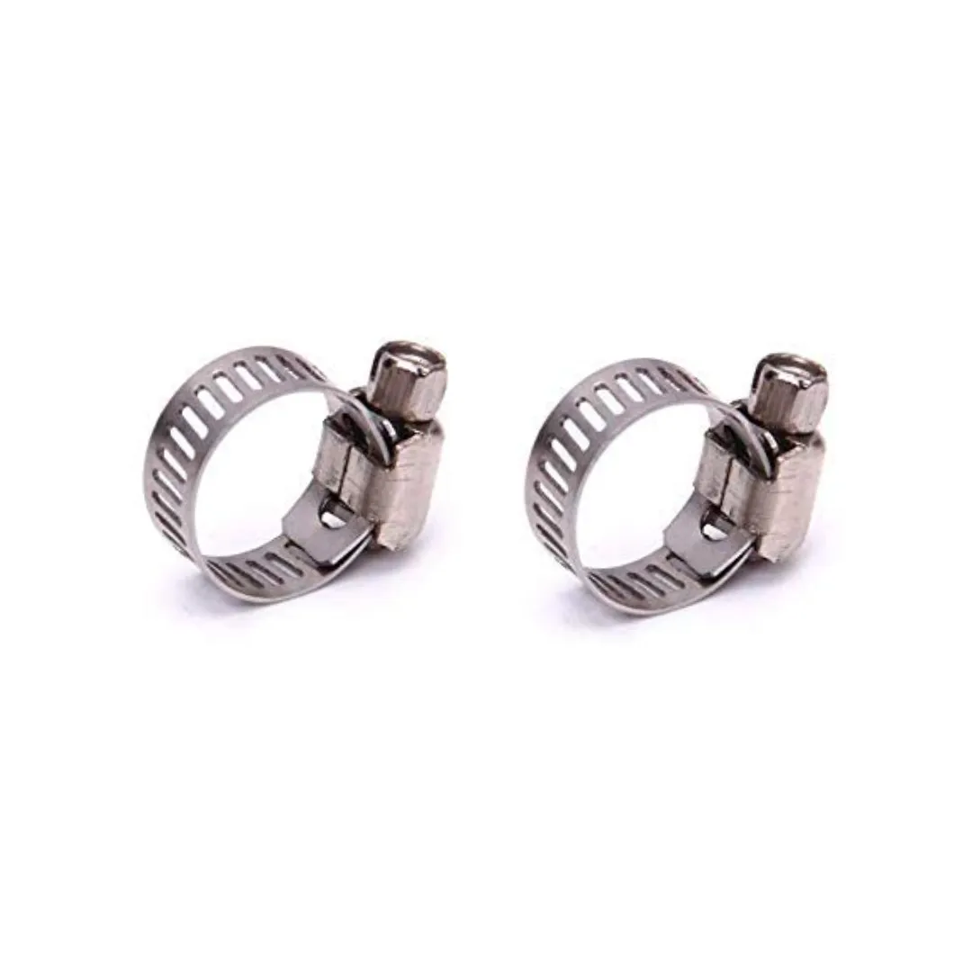 Adjustable Clamp/Clip for Gas Pipe/Water Pipe/Hose Pipe/Fuel Pipe etc., Pack Of 100pcs