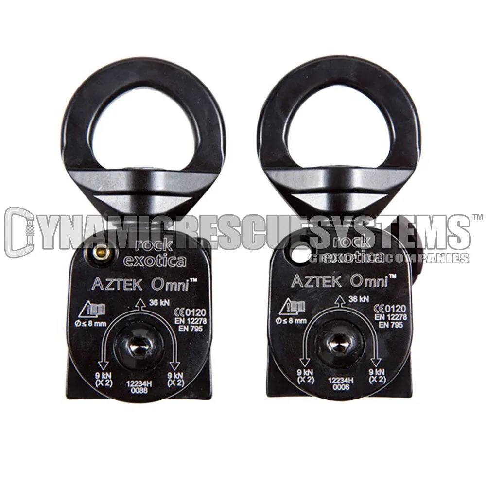 Aztek Pulley Set (2 Pulleys, 1 Pin, 1 Cover) - Rock Exotica