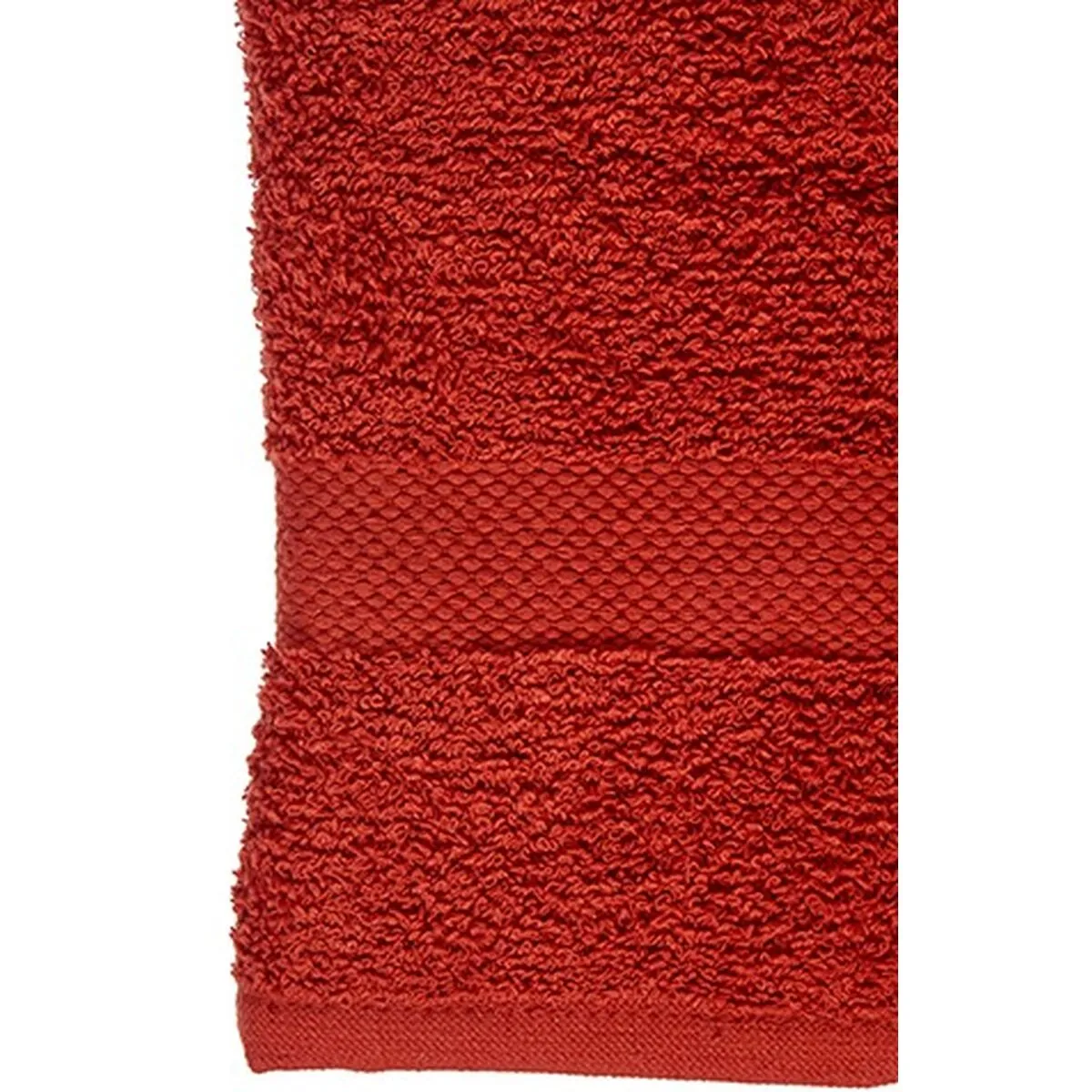 Bath Towel Terracotta Colour 50 x 90 Cm 6 Units