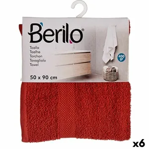 Bath Towel Terracotta Colour 50 x 90 Cm 6 Units