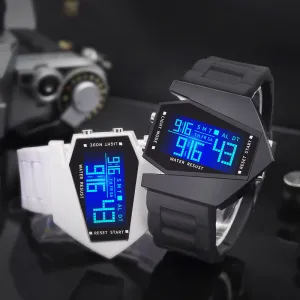 Buy 1 get 1 freeCreative luminous aeroplane shape LED watch