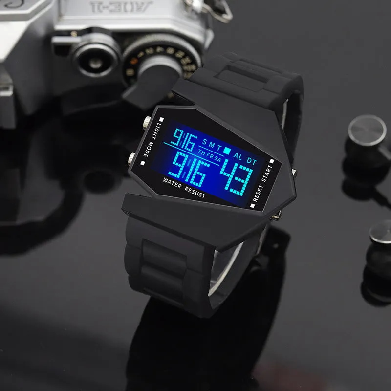 Buy 1 get 1 freeCreative luminous aeroplane shape LED watch