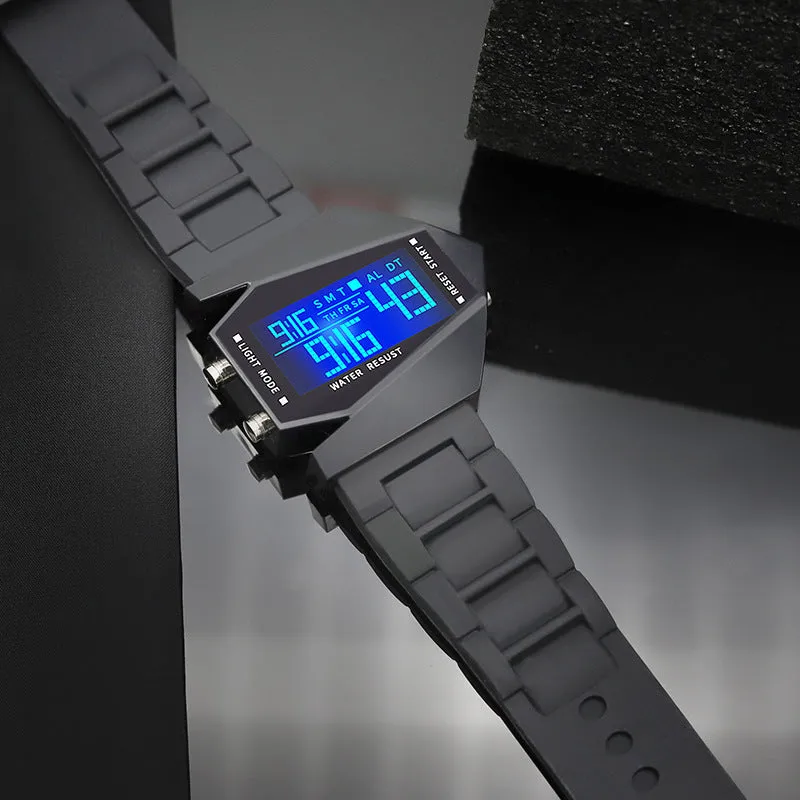 Buy 1 get 1 freeCreative luminous aeroplane shape LED watch