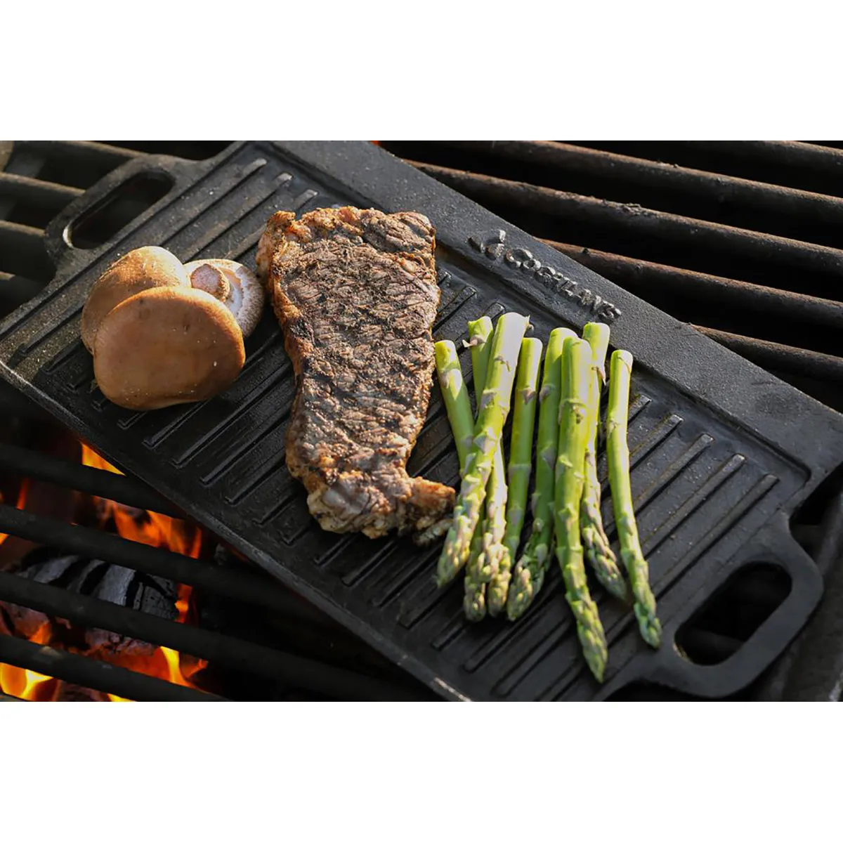 Coghlan's Camping Cast Iron Griddle - Black