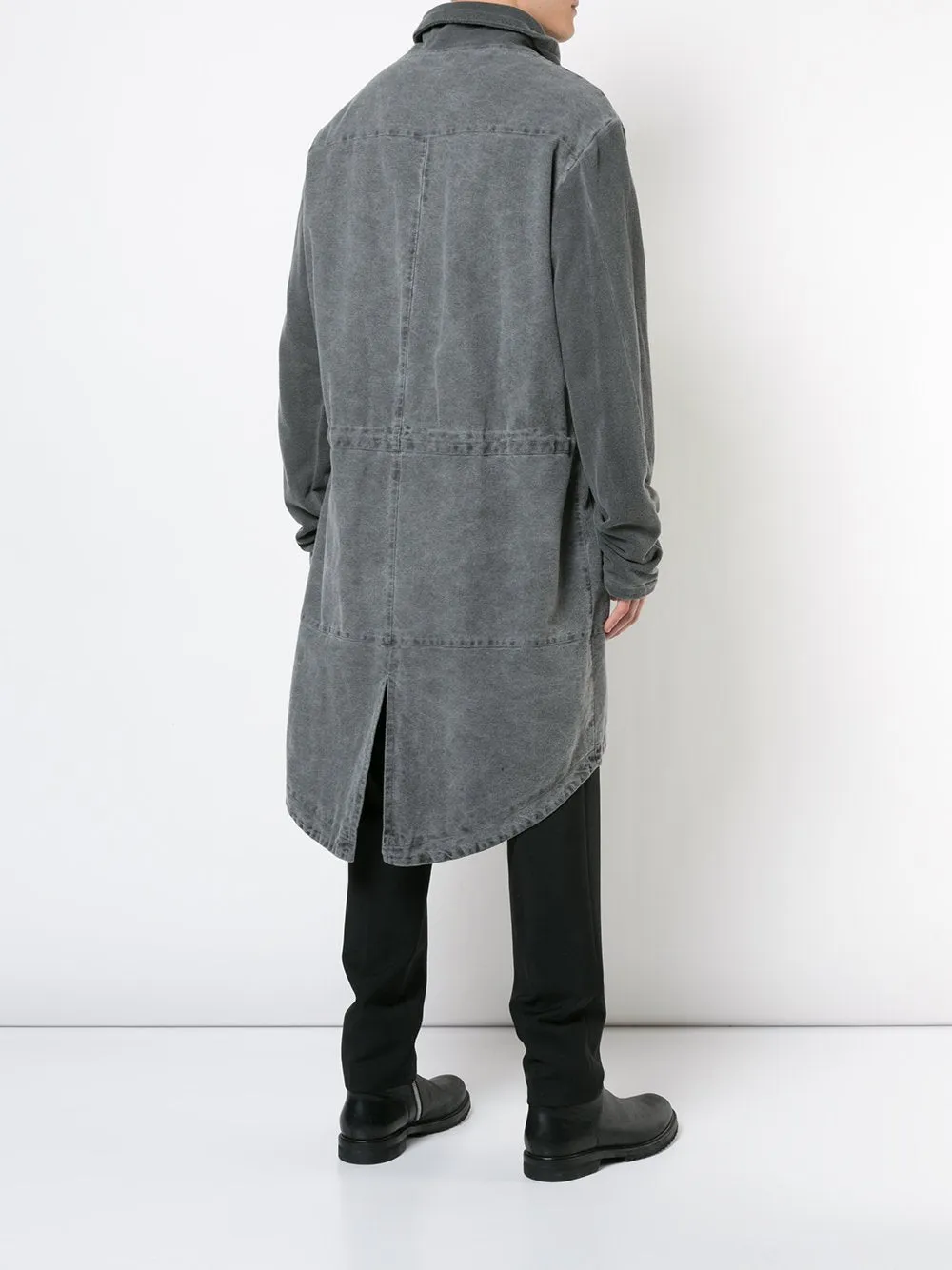 Cold Black Moleskin Parka