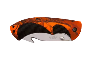 Folding Gut Hook Hunting Knife w/ Case