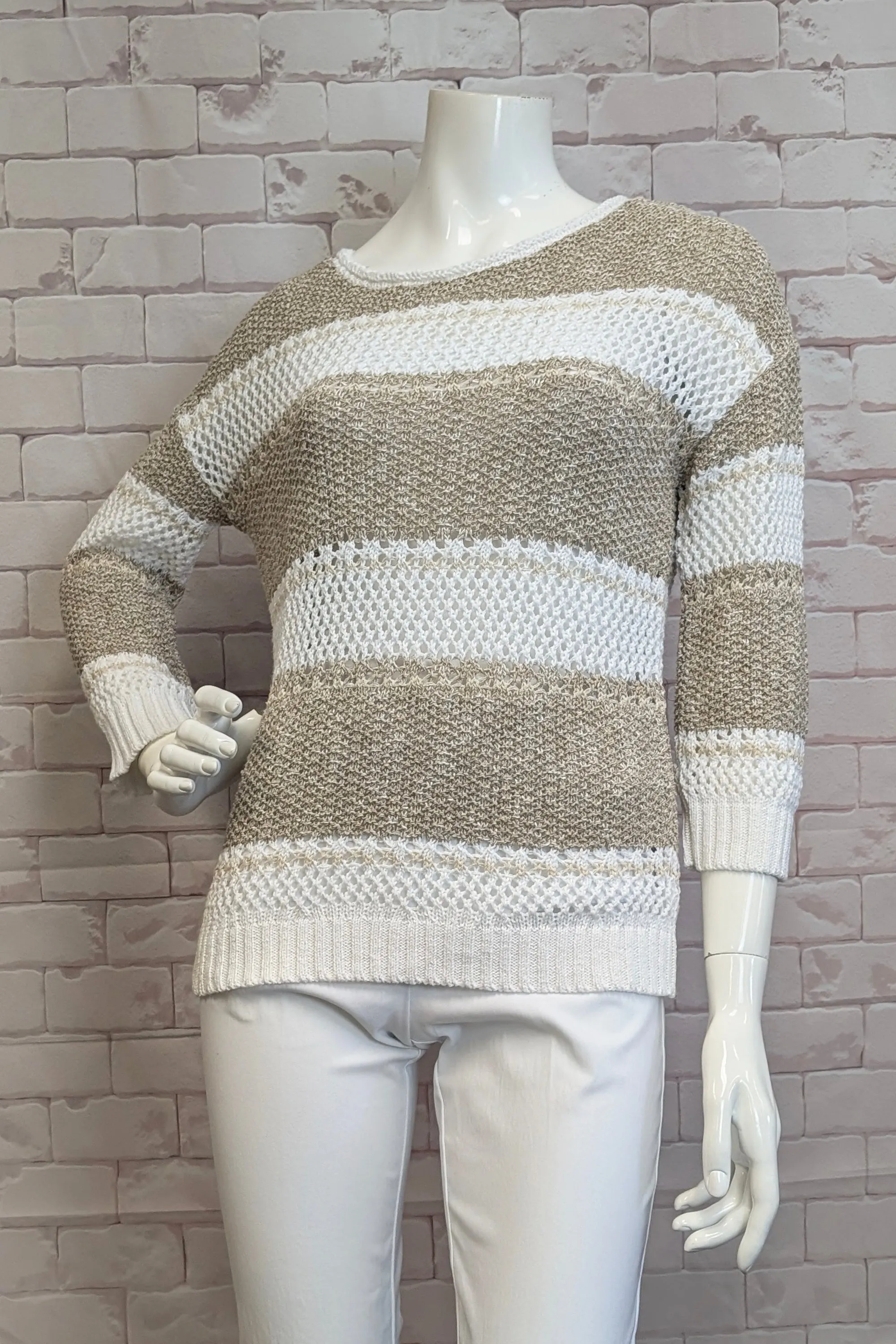 HARPER ECO STRIPE SWEATER