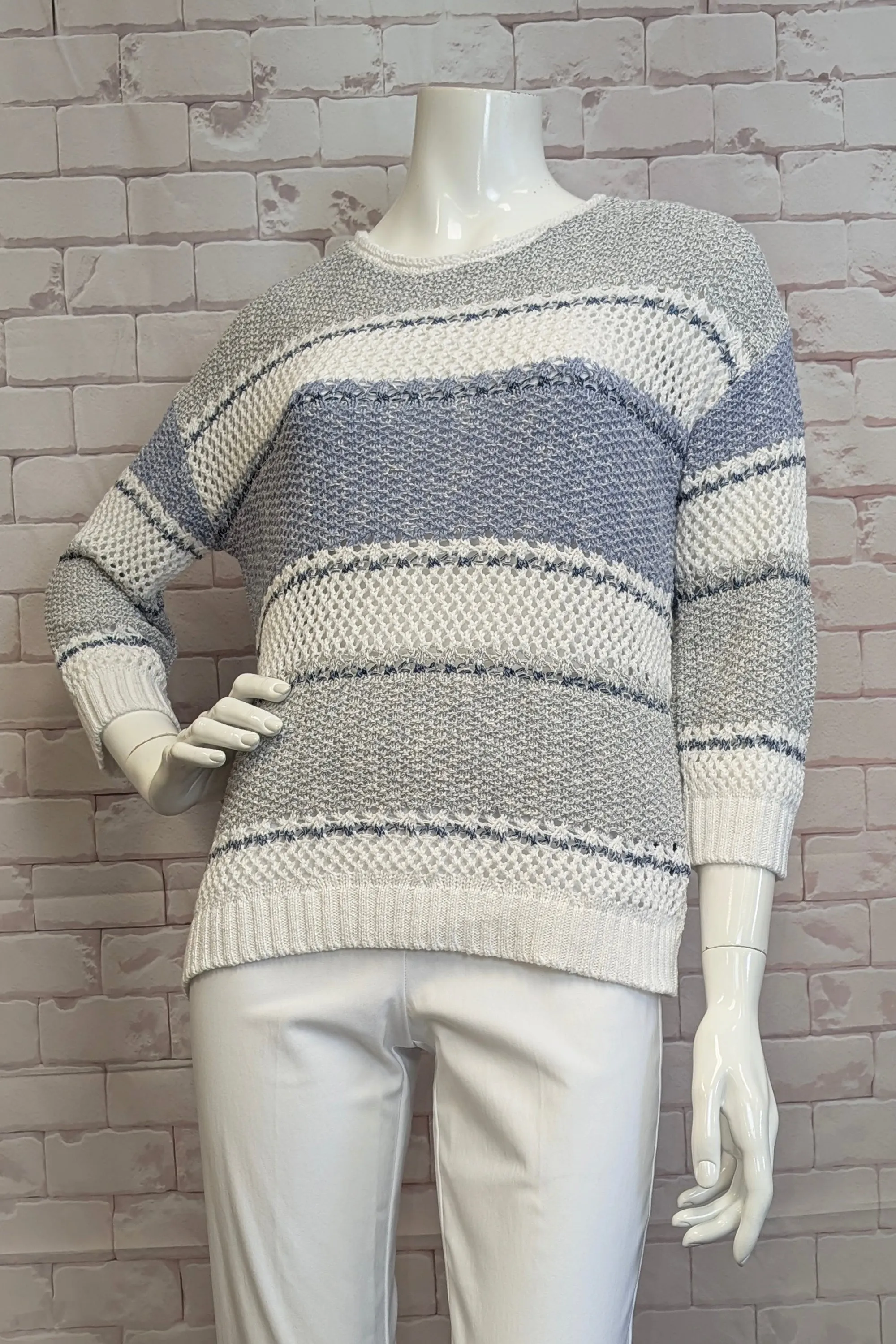 HARPER ECO STRIPE SWEATER
