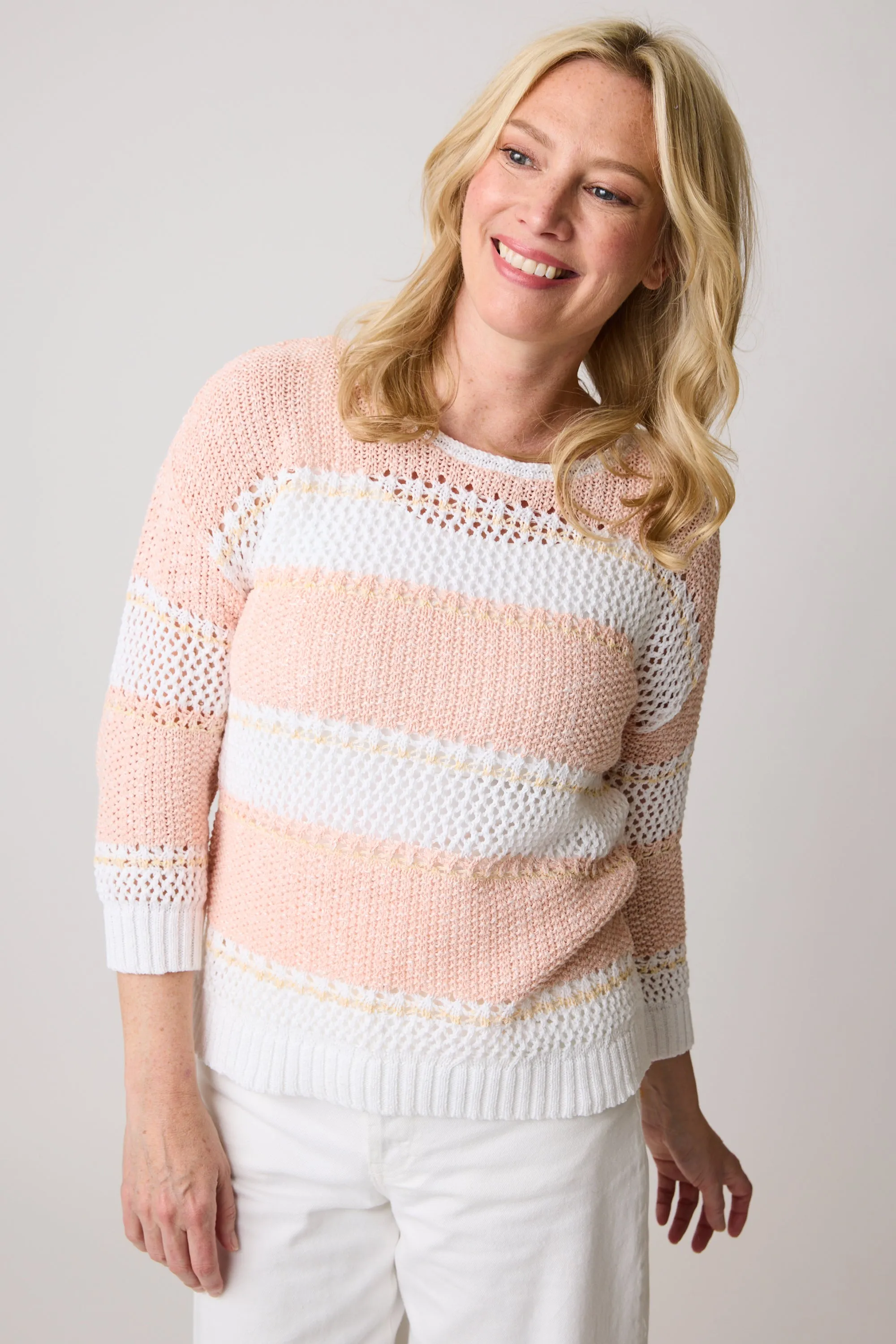 HARPER ECO STRIPE SWEATER