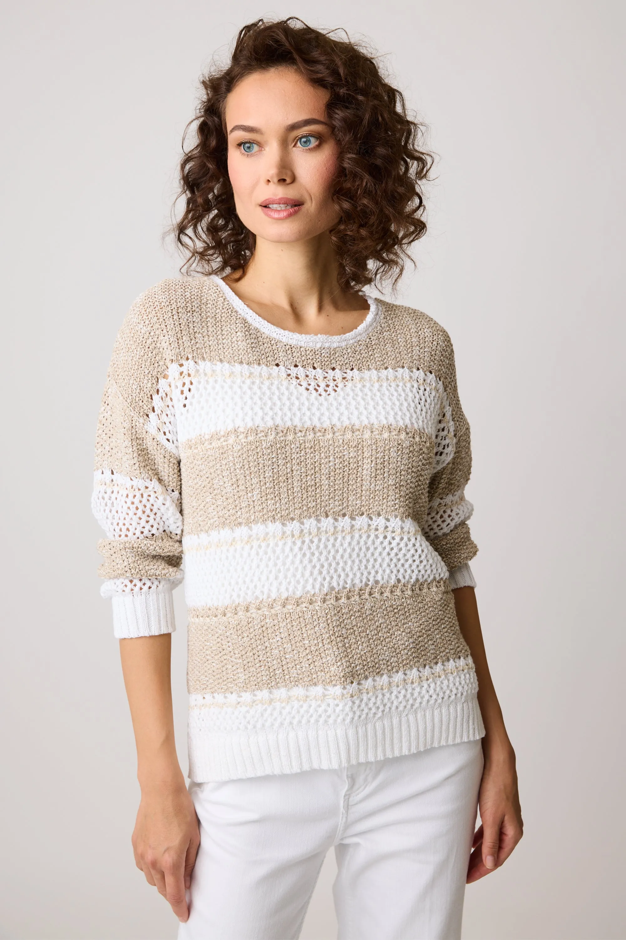 HARPER ECO STRIPE SWEATER