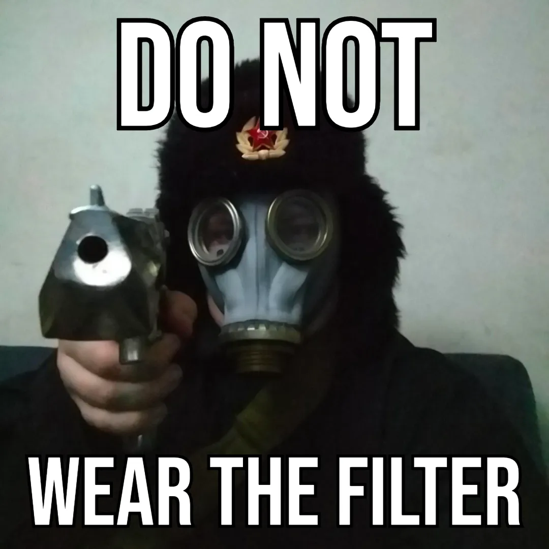 Issued Soviet GP-5 Gas Mask Kit (Display Use Only)