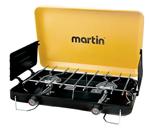 Martin Durable Camping Outdoor Portable Propane Gas Dual Burner