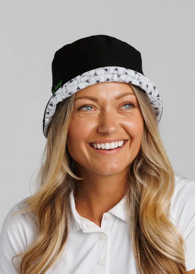 Martinis and Mowers Women's Flapper Bucket Hat