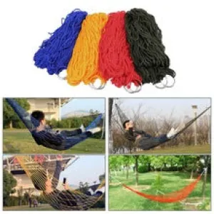 Mesh Swing Sleeping Hammock Hamaca Hamac Portable Garden