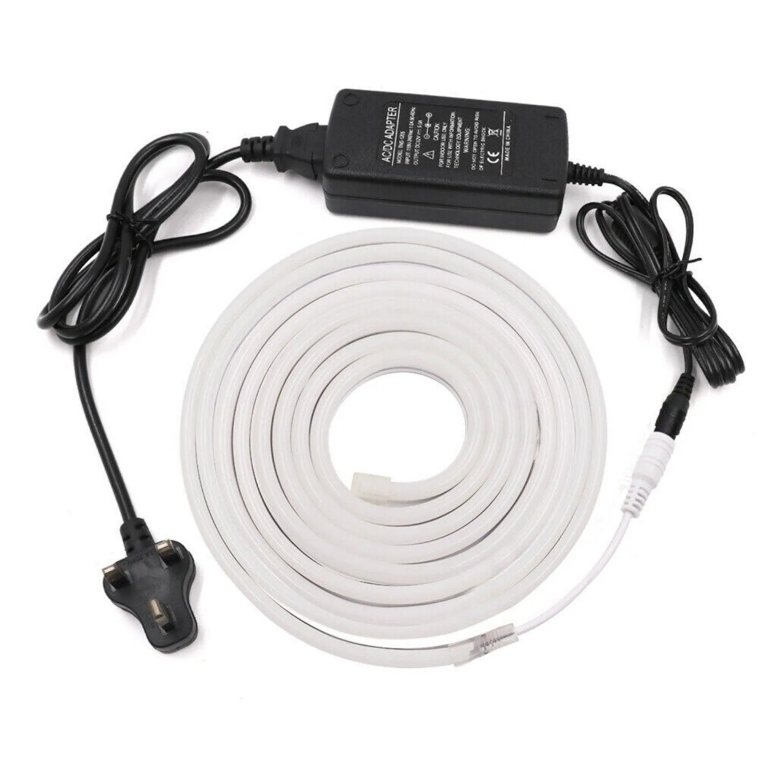 Mini Blue LED Neon Flex 6x12mm 12V 120LEDs/m IP65 Waterproof 2.5cm Kit