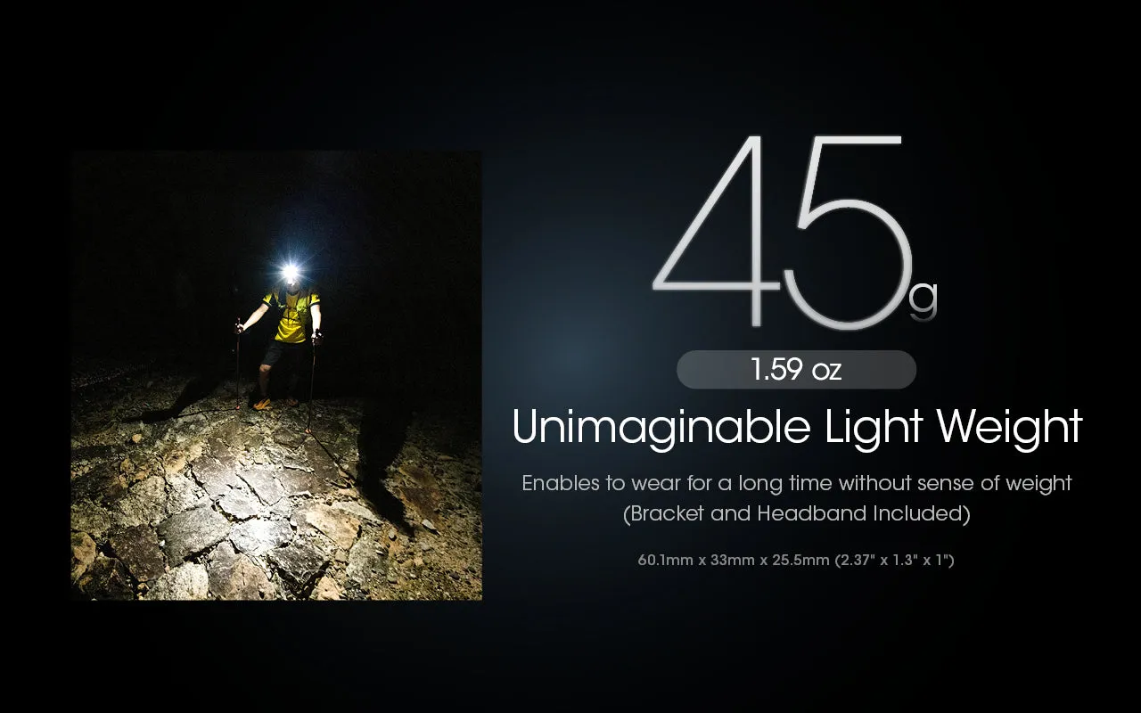 Nitecore NU25UL 雙主燈氫量級充電頭燈