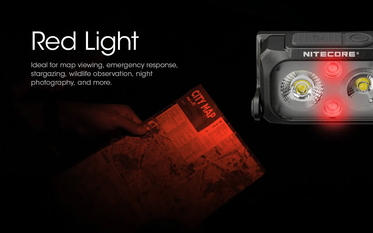 Nitecore NU25UL 雙主燈氫量級充電頭燈