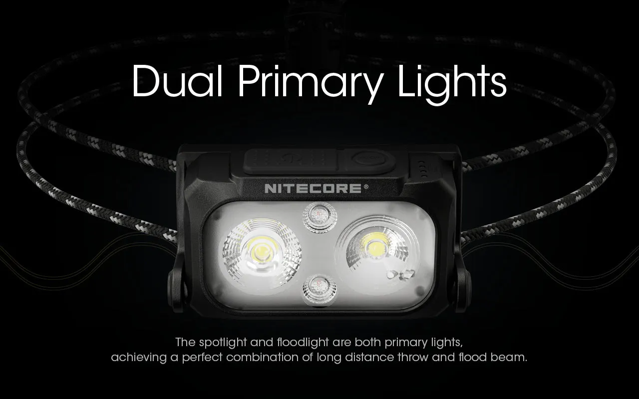 Nitecore NU25UL 雙主燈氫量級充電頭燈