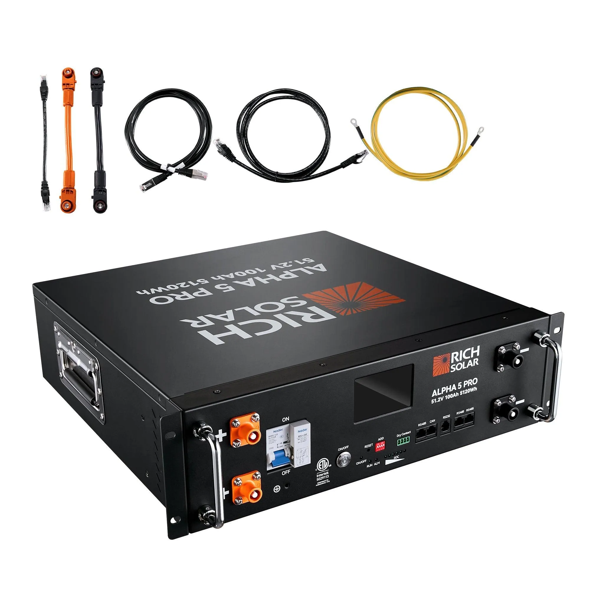 NOVA 12K PV Hybrid Inverter Solar Kit | 61.44kWH Server Lithium Battery [KIT-SR0002]