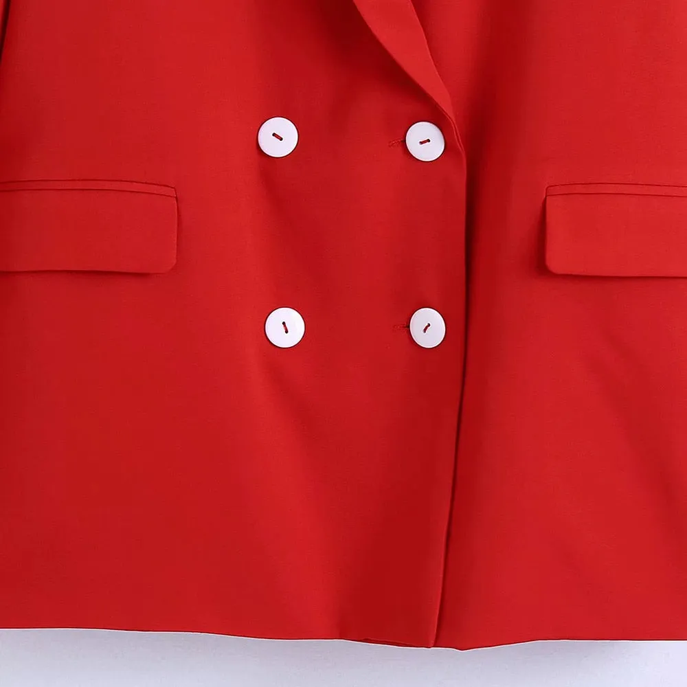 OVERSIZED DOUBLE-BREASTED BLAZER