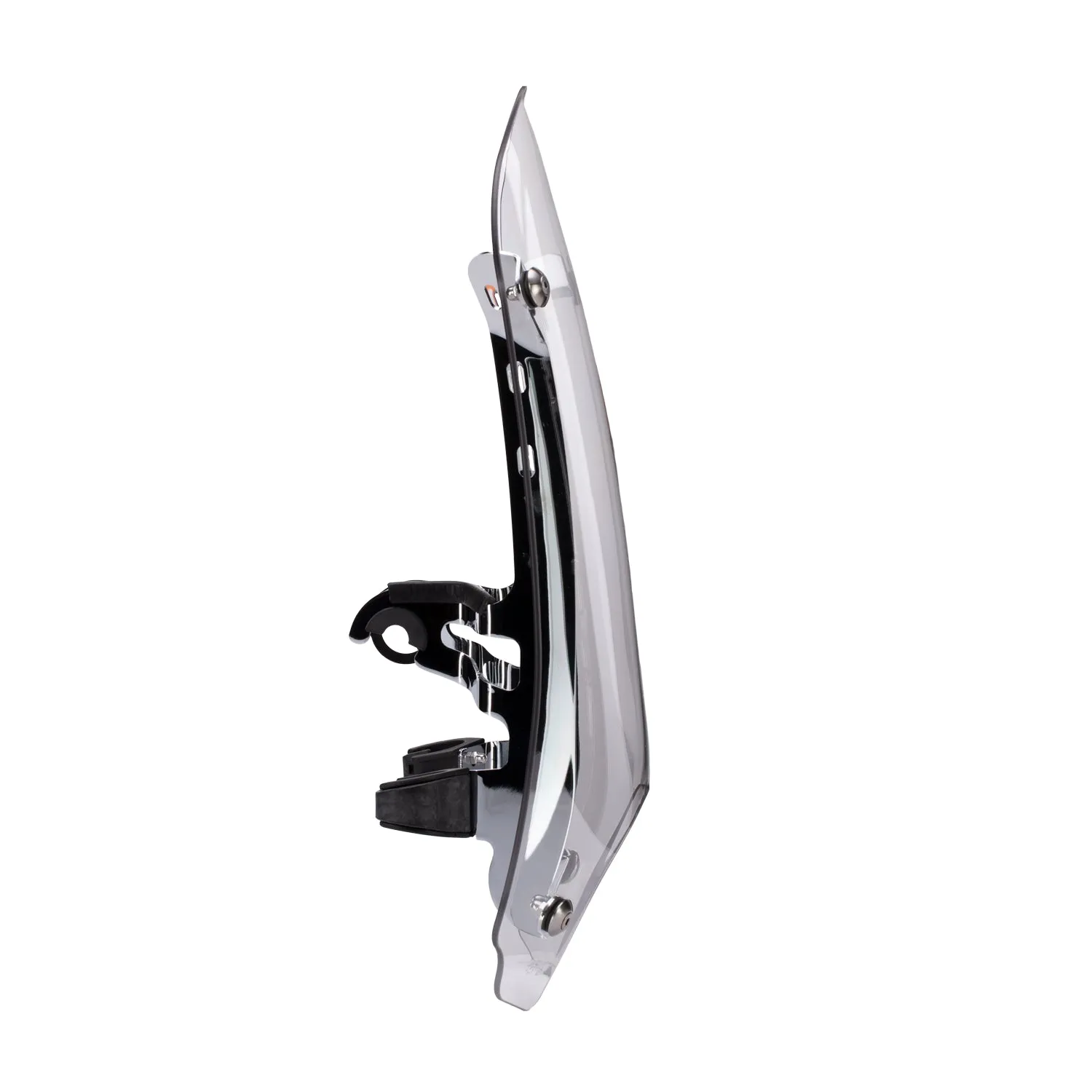Polycarbonate 19 in. Quick Release Windshield -Clear