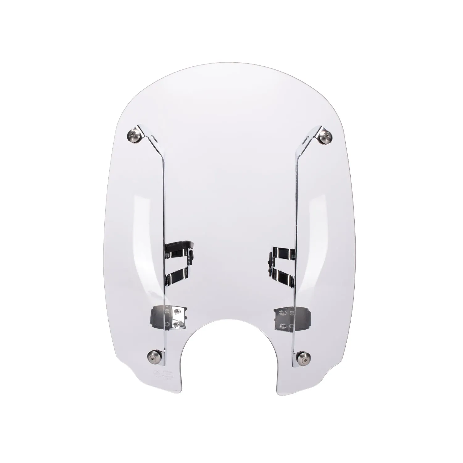 Polycarbonate 19 in. Quick Release Windshield -Clear