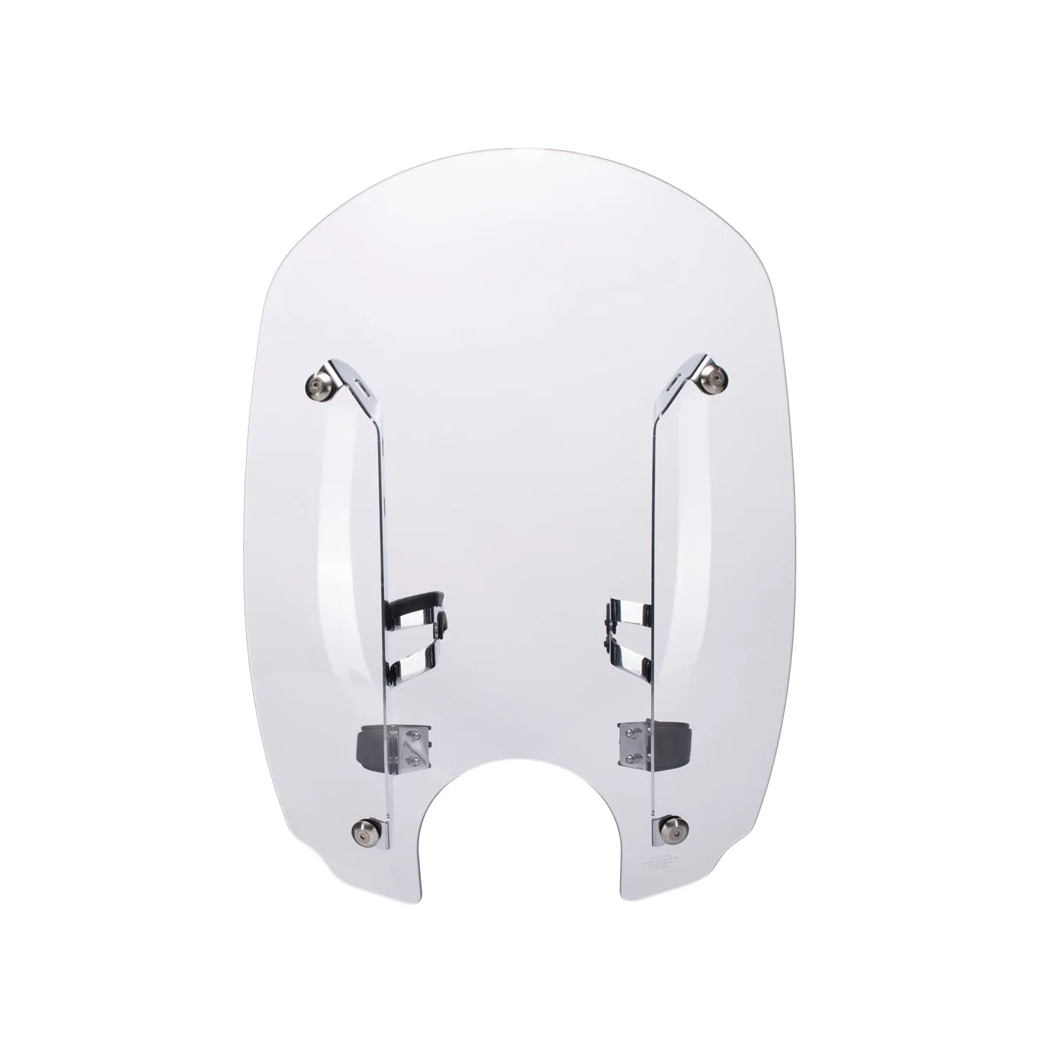 Polycarbonate 21 in. Quick Release Windshield -Clear
