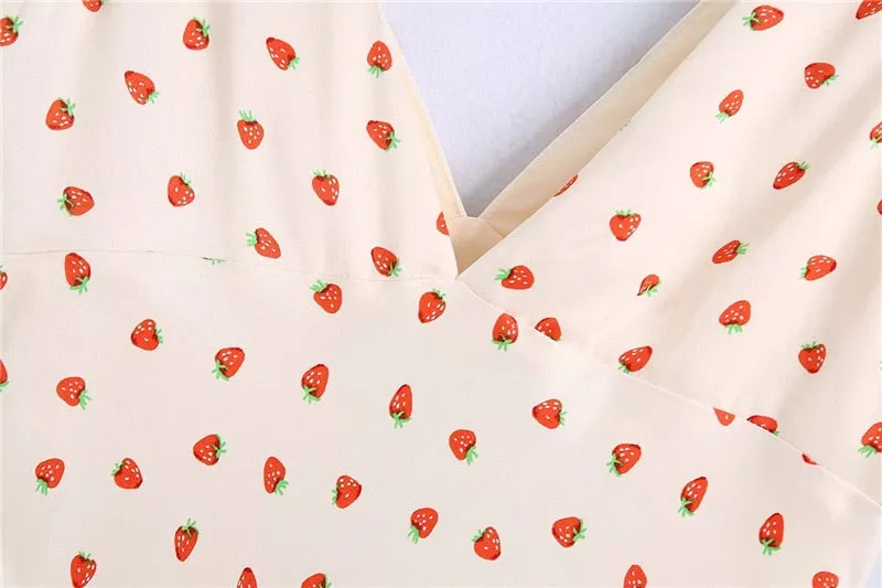 PRINTED SATIN DRESS