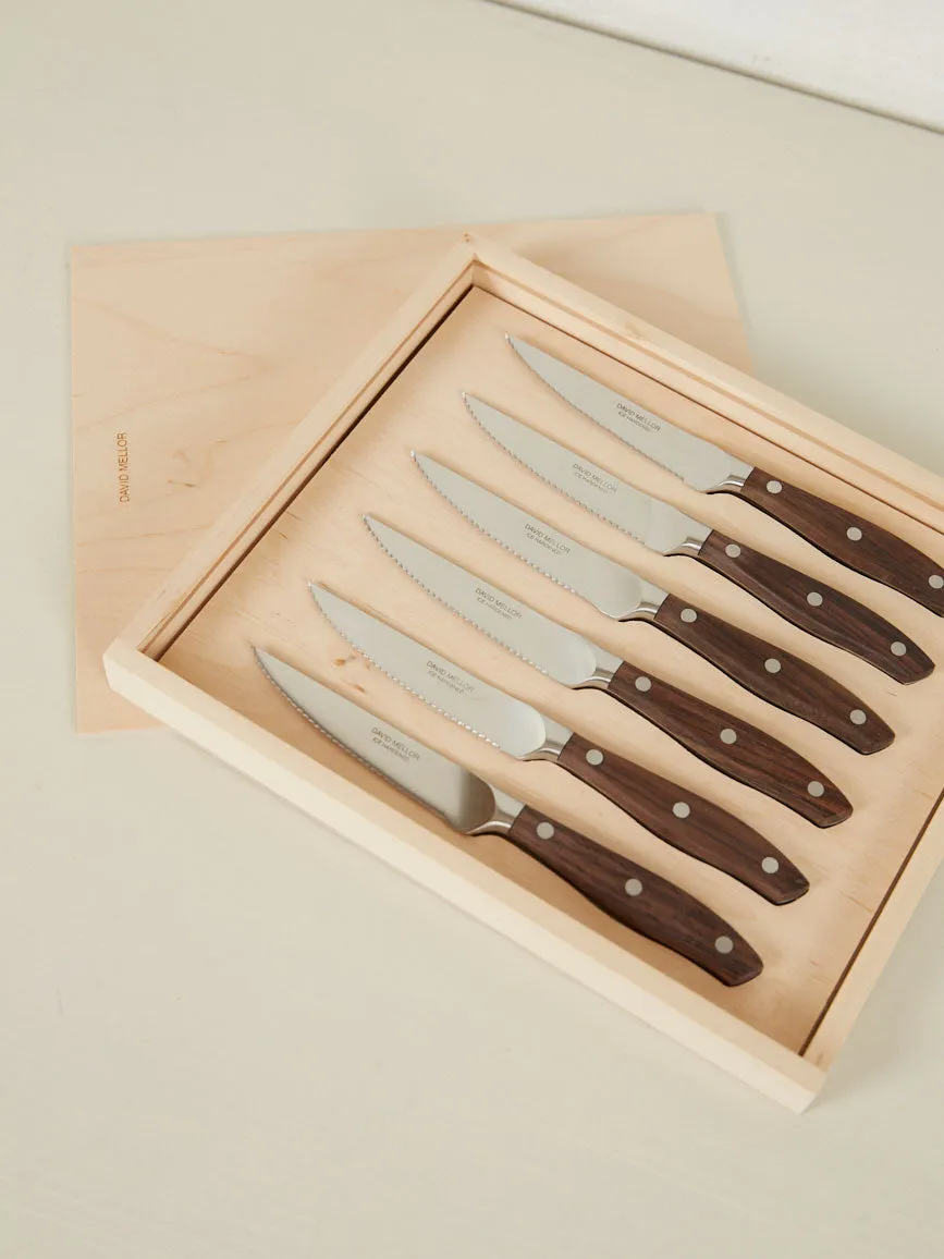Rosewood Steak Knife Set