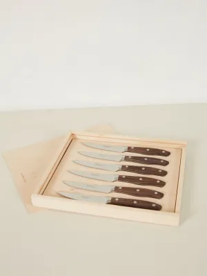 Rosewood Steak Knife Set