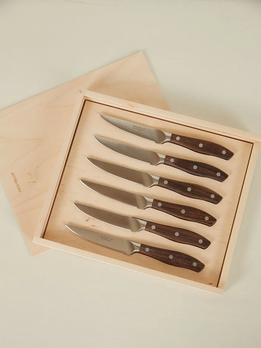 Rosewood Steak Knife Set