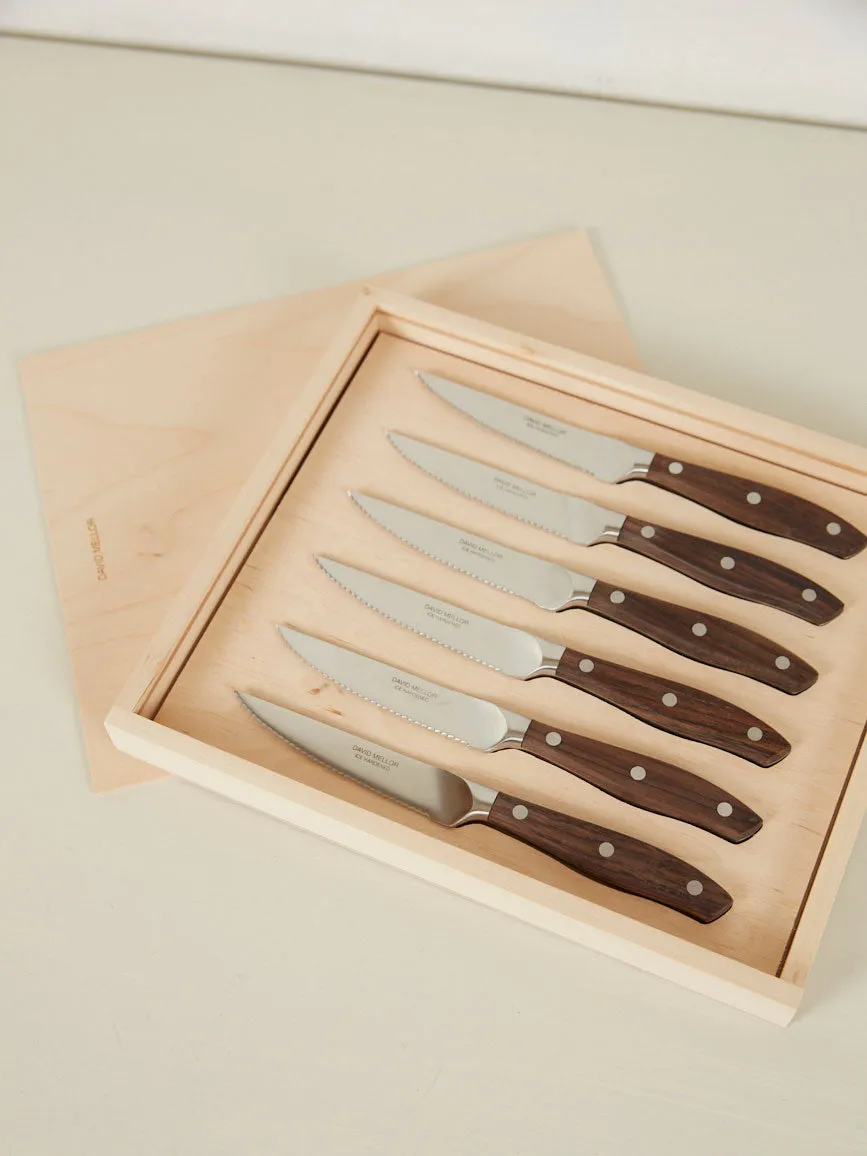Rosewood Steak Knife Set