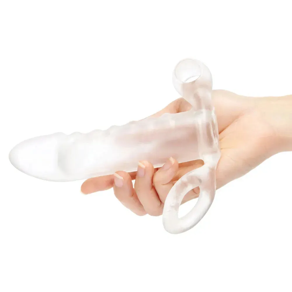 Size Up Vibrating 2 Inch Penis Extender   Ball Loop