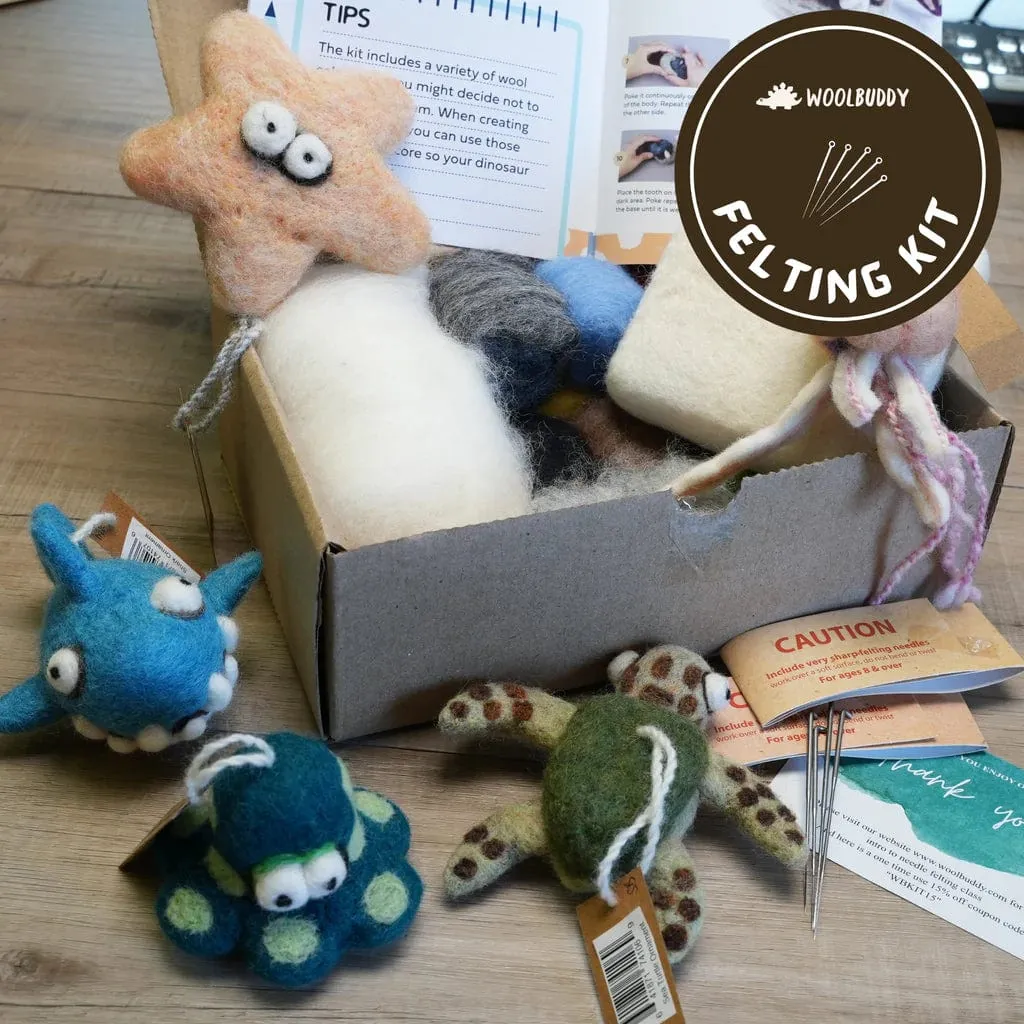 Woolbuddy Needle Felting Kits