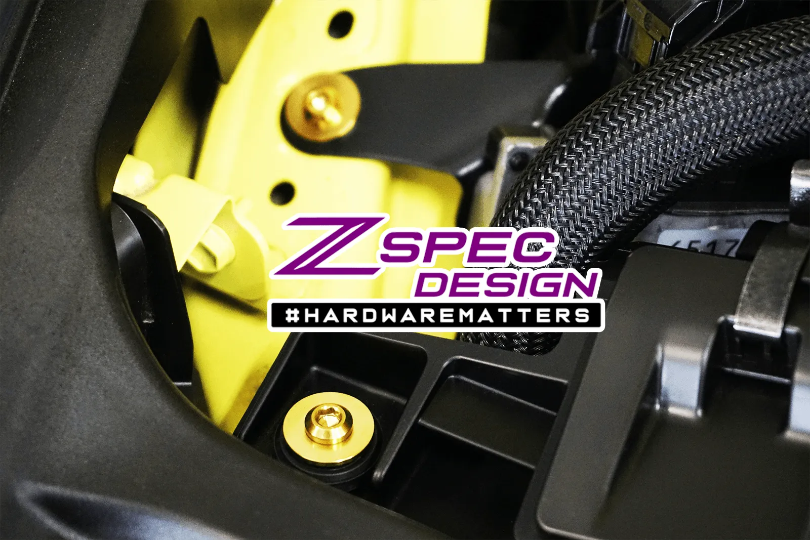 ZSPEC "Stage 1" Dress Up Bolts® Hardware Kit for Nissan Z RZ34, Titanium